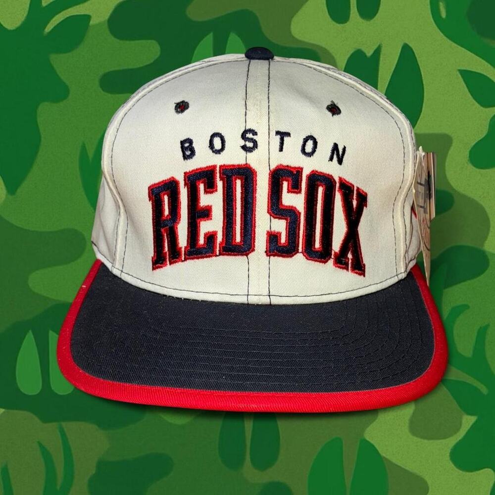 Vintage 90s Boston Red Sox Starter Snapback "arch"